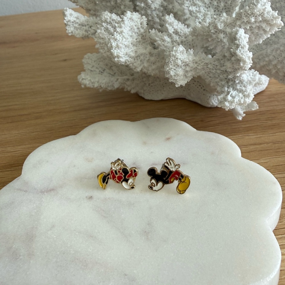Authentic Vintage-style Disney Mickey Mouse Stud Earrings